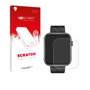 Parte frontale di una confezione del prodotto con il logo del marchio upscreen. Accanto è raffigurato il dispositivo Bekomiya 