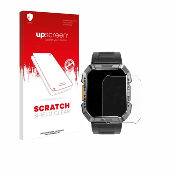 Parte frontale di una confezione del prodotto con il logo del marchio upscreen. Accanto è raffigurato il dispositivo Iowodo W6