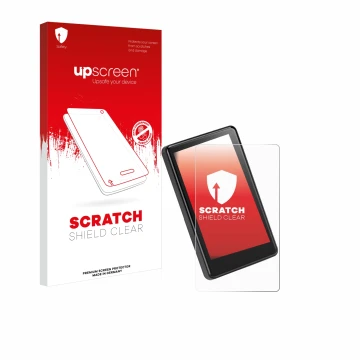 Parte frontale di una confezione del prodotto con il logo del marchio upscreen. Accanto è raffigurato il dispositivo Bafang C0