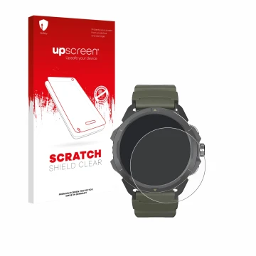 Parte frontale di una confezione del prodotto con il logo del marchio upscreen. Accanto è raffigurato il dispositivo Hammer Wa