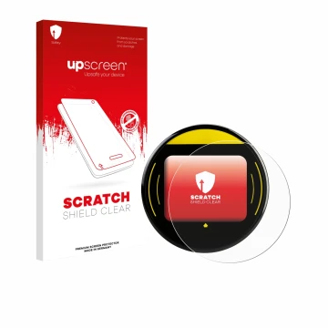 Parte frontale di una confezione del prodotto con il logo del marchio upscreen. Accanto è raffigurato il dispositivo Nayax Ony