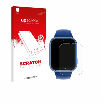Parte frontale di una confezione del prodotto con il logo del marchio upscreen. Accanto è raffigurato il dispositivo CATGIFF X