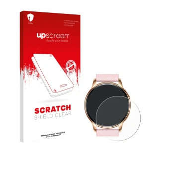 Parte frontale di una confezione del prodotto con il logo del marchio upscreen. Accanto è raffigurato il dispositivo Maoo VT.1