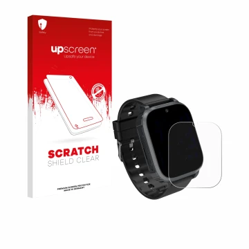 Parte frontale di una confezione del prodotto con il logo del marchio upscreen. Accanto è raffigurato il dispositivo Kesasohe 