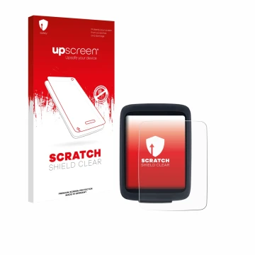 Parte frontale di una confezione del prodotto con il logo del marchio upscreen. Accanto è raffigurato il dispositivo Sigma BC 