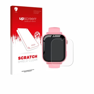 Parte frontale di una confezione del prodotto con il logo del marchio upscreen. Accanto è raffigurato il dispositivo CATGIFF A