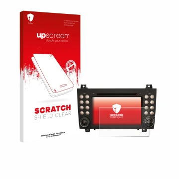 Parte frontale di una confezione del prodotto con il logo del marchio upscreen. Accanto è raffigurato il dispositivo Erisin ES