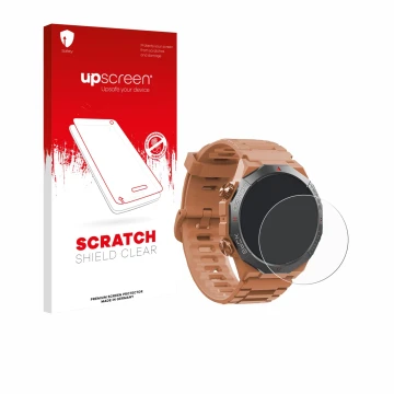 Parte frontale di una confezione del prodotto con il logo del marchio upscreen. Accanto è raffigurato il dispositivo Qecnato S