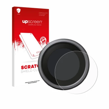 Parte frontale di una confezione del prodotto con il logo del marchio upscreen. Accanto è raffigurato il dispositivo Honda CL5