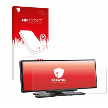 Parte frontale di una confezione del prodotto con il logo del marchio upscreen. Accanto è raffigurato il dispositivo Avylet RC