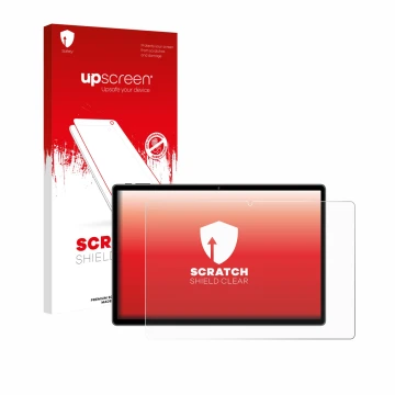 Parte frontale di una confezione del prodotto con il logo del marchio upscreen. Accanto è raffigurato il dispositivo Pixpeak L