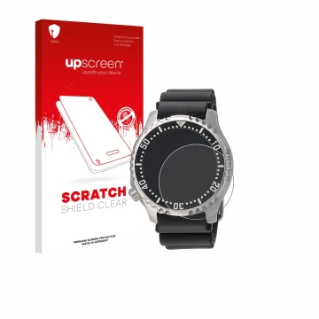 Parte frontale di una confezione del prodotto con il logo del marchio upscreen. Accanto è raffigurato il dispositivo Citizen N