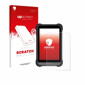 Parte frontale di una confezione del prodotto con il logo del marchio upscreen. Accanto è raffigurato il dispositivo Zoomsmart