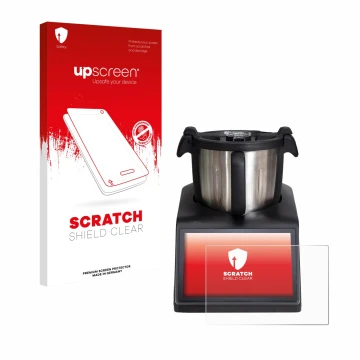Parte frontale di una confezione del prodotto con il logo del marchio upscreen. Accanto è raffigurato il dispositivo Ufesa Tot