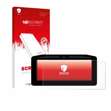 Parte frontale di una confezione del prodotto con il logo del marchio upscreen. Accanto è raffigurato il dispositivo Ducati St