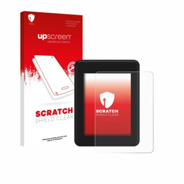 Parte frontale di una confezione del prodotto con il logo del marchio upscreen. Accanto è raffigurato il dispositivo Neodrives