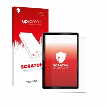 Parte frontale di una confezione del prodotto con il logo del marchio upscreen. Accanto è raffigurato il dispositivo Yicty C10