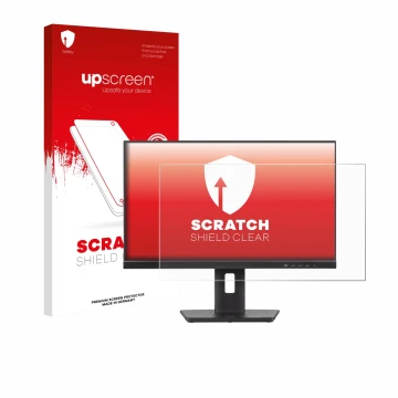 Parte frontale di una confezione del prodotto con il logo del marchio upscreen. Accanto è raffigurato il dispositivo Iiyama Pr