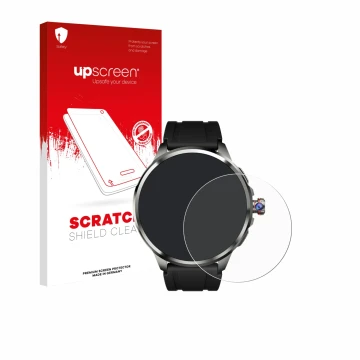 Parte frontale di una confezione del prodotto con il logo del marchio upscreen. Accanto è raffigurato il dispositivo Rogbid Mo