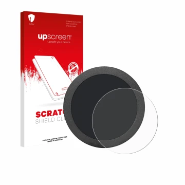 Parte frontale di una confezione del prodotto con il logo del marchio upscreen. Accanto è raffigurato il dispositivo Elecrow D