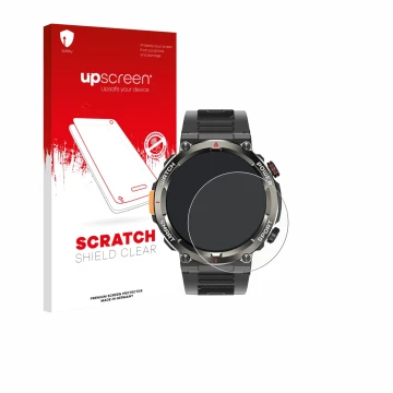 Parte frontale di una confezione del prodotto con il logo del marchio upscreen. Accanto è raffigurato il dispositivo Iowodo W5