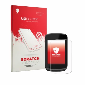 Parte frontale di una confezione del prodotto con il logo del marchio upscreen. Accanto è raffigurato il dispositivo Magene C6
