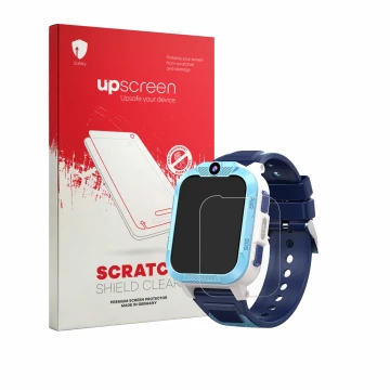 Parte frontale di una confezione del prodotto con il logo del marchio upscreen. Accanto è raffigurato il dispositivo Iowodo Z4