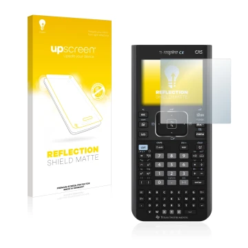 Parte frontale di una confezione del prodotto con il logo del marchio upscreen. Accanto è raffigurato il dispositivo Texas Ins