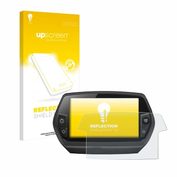 Parte frontale di una confezione del prodotto con il logo del marchio upscreen. Accanto è raffigurato il dispositivo Bosch Nyo