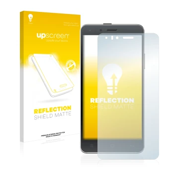 Parte frontale di una confezione del prodotto con il logo del marchio upscreen. Accanto è raffigurato il dispositivo Kodak IM5