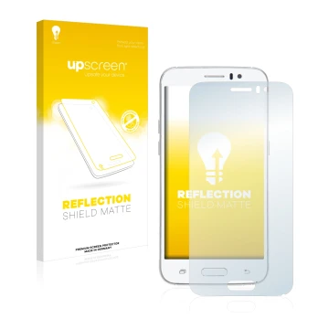 Parte frontale di una confezione del prodotto con il logo del marchio upscreen. Accanto è raffigurato il dispositivo Jiake M6 