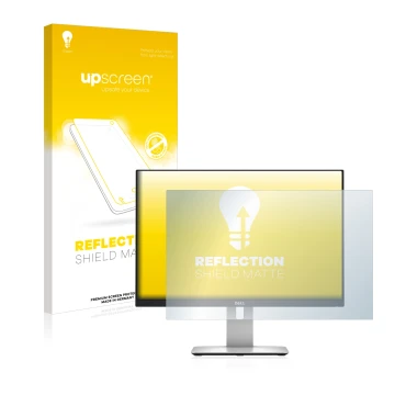 Parte frontale di una confezione del prodotto con il logo del marchio upscreen. Accanto è raffigurato il dispositivo Dell Ultr