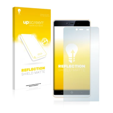 Parte frontale di una confezione del prodotto con il logo del marchio upscreen. Accanto è raffigurato il dispositivo KingZone 