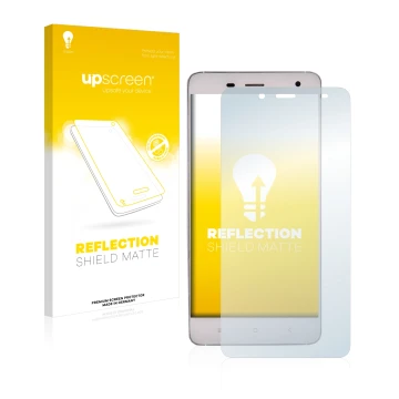 Parte frontale di una confezione del prodotto con il logo del marchio upscreen. Accanto è raffigurato il dispositivo Pepsi P1 