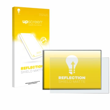 Parte frontale di una confezione del prodotto con il logo del marchio upscreen. Accanto è raffigurato il dispositivo Siemens S