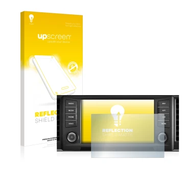 Parte frontale di una confezione del prodotto con il logo del marchio upscreen. Accanto è raffigurato il dispositivo Seat Atec