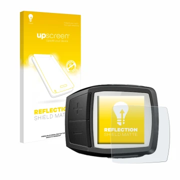 Parte frontale di una confezione del prodotto con il logo del marchio upscreen. Accanto è raffigurato il dispositivo Bosch Pur
