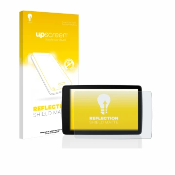 Parte frontale di una confezione del prodotto con il logo del marchio upscreen. Accanto è raffigurato il dispositivo BMW Motor