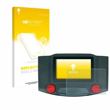 Parte frontale di una confezione del prodotto con il logo del marchio upscreen. Accanto è raffigurato il dispositivo Märklin C