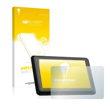 Parte frontale di una confezione del prodotto con il logo del marchio upscreen. Accanto è raffigurato il dispositivo Giant Rid