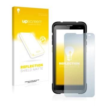 Parte frontale di una confezione del prodotto con il logo del marchio upscreen. Accanto è raffigurato il dispositivo Chainway 