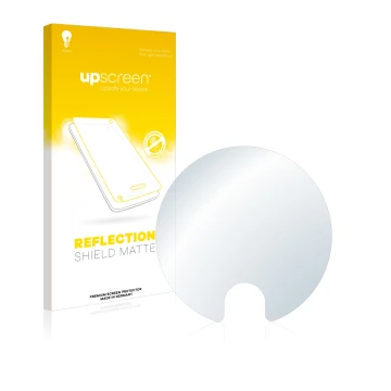 Parte frontale di una confezione del prodotto con il logo del marchio upscreen. Accanto è raffigurato il dispositivo Dyson V11