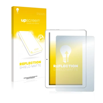 Parte frontale di una confezione del prodotto con il logo del marchio upscreen. Accanto è raffigurato il dispositivo Toscido X