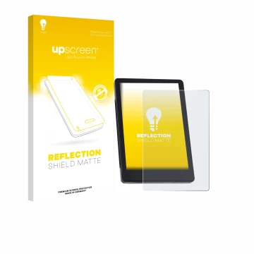 Parte frontale di una confezione del prodotto con il logo del marchio upscreen. Accanto è raffigurato il dispositivo BMZ DS103