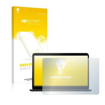 Parte frontale di una confezione del prodotto con il logo del marchio upscreen. Accanto è raffigurato il dispositivo Google Pi