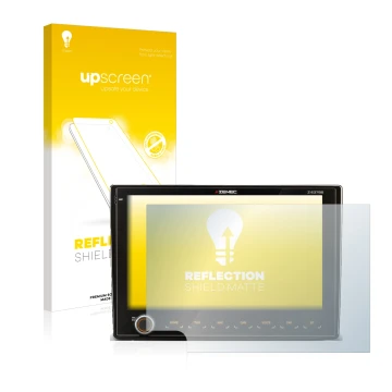 Parte frontale di una confezione del prodotto con il logo del marchio upscreen. Accanto è raffigurato il dispositivo Fiat Duca