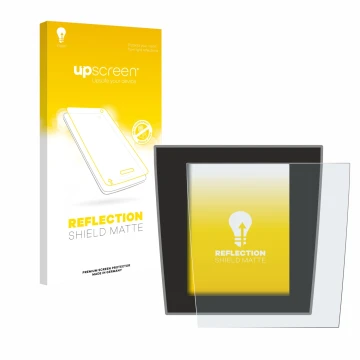 Parte frontale di una confezione del prodotto con il logo del marchio upscreen. Accanto è raffigurato il dispositivo Porsche T