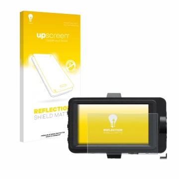 Parte frontale di una confezione del prodotto con il logo del marchio upscreen. Accanto è raffigurato il dispositivo Sony FX6 