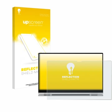 Parte frontale di una confezione del prodotto con il logo del marchio upscreen. Accanto è raffigurato il dispositivo Samsung G