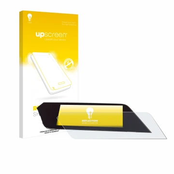 Parte frontale di una confezione del prodotto con il logo del marchio upscreen. Accanto è raffigurato il dispositivo BMW Z4 G2